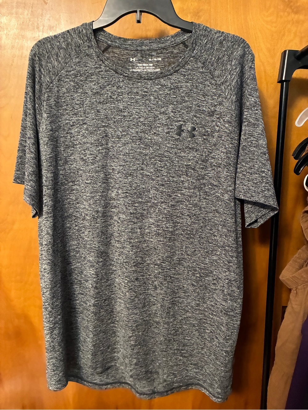 Under Armour Men's Gray Heather Short-Sleeve Performance Tee